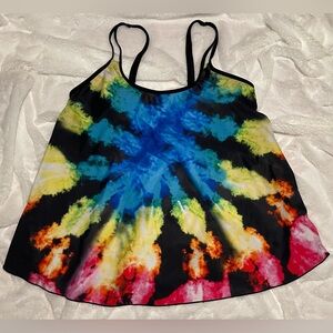 Women’s Multicolor Tie-Dye Tankini